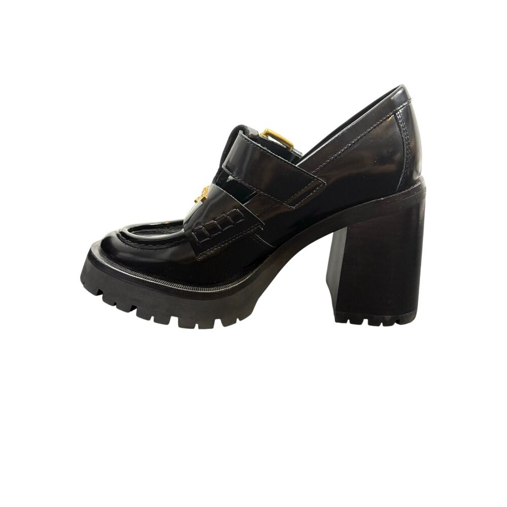Alexander Wang Carter Platform Chunky Loafer Pump Leather Y2K Fall Statement 7.5 - Picture 7 of 14